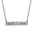 Still I Rise - Engraved Bar Necklace, Stainless Steel