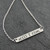 Still I Rise - Engraved Bar Necklace, Stainless Steel
