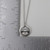 Sloth Face Engraved Necklace, Round Stainless Steel Sloth Face Engraved Necklace, Round Stainless Steel