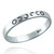 Moon Phases Ring Band - Sterling Silver Sizes 5-10