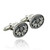 Sterling Silver Scottish Thistle Luckenbooth Cuff Links Cufflinks