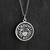 Cancer Imaginative Zodiac Charm Necklace, Sterling Silver