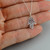 Sterling Silver Openwork Filigree Hamsa Charm Necklace