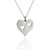Two Hearts Together Charm Necklace - 925 Sterling Silver Two Hearts Together Charm Necklace - 925 Sterling Silver