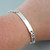 8" Figaro Link ID Bracelet, Sterling Silver