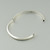 Oval High Polish Bangle Bracelet 5mm Sterling Silver