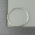 Oval High Polish Bangle Bracelet 5mm Sterling Silver