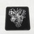 Set of 4 Anatomical Heart Coasters Black/Silver 4" x 4" Set of 4 Anatomical Heart Coasters Black/Silver 4" x 4"