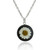 Real Daisy Flower Necklace, Stainless Steel