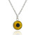 Real Mini Sunflower Necklace, Stainless Steel Real Mini Sunflower Necklace, Stainless Steel