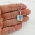 Stainless Steel Square Forget Me Not Flower Necklace Stainless Steel Square Forget Me Not Flower Necklace