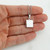 Stainless Steel Square Forget Me Not Flower Necklace Stainless Steel Square Forget Me Not Flower Necklace