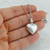 Stainless Steel Two Real Mini Forget Me Not Flowers Necklace Stainless Steel Two Real Mini Forget Me Not Flowers Necklace