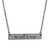 Be Still and Know Engraved Stainless Steel Bar Necklace, 18" Be Still and Know Engraved Stainless Steel Bar Necklace, 18"
