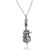 Cello Musical Instrument Charm Necklace - 925 Sterling Silver