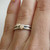 Heart Ring - 925 Sterling Silver and 14K Gold Ring - *NEW* Multiple Sizes Gift