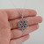 Openwork Lotus Mandala Pendant, Sterling Silver