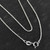 Diamond Cut 1.1mm Rope Chain Necklace - 925 Sterling Silver - 16" - 24"