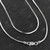1.3mm Square Magic Snake Chain Necklace - 925 Sterling Silver