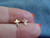 Sterling Silver Tiny Cross Stud Earrings