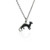 Ferret Charm Necklace, Sterling Silver