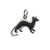 Ferret Charm Necklace, Sterling Silver