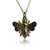 Honey Bee Charm Necklace - Bronze