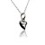 Tiny Sterling Silver Shark Tooth Charm - Necklace