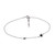 Rhodium Plated Starburst Anklet Rhodium Plated Starburst Anklet