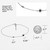 Rhodium Plated Starburst Anklet Rhodium Plated Starburst Anklet