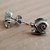 Sterling Silver Snail Post Earrings