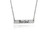 Stainless Steel "But God..." Laser Engraved Bar Necklace, 18" Chain