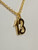 Gold Plated Sterling Silver Number 13 Necklace with 16" + 2" Extension Chain