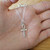 Sterling Silver Ankh Charm Necklace Sterling Silver Ankh Charm Necklace
