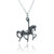 Sterling Silver Carousel Horse Necklace