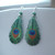 Sienna Sky Peacock Feather Dangle Earrings