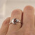 Sterling Silver Adjustable Crescent Moon and Star Ring
