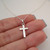 Sterling Silver Cross Charm Necklace