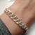 7" Sterling Silver Double Link Charm Bracelet