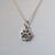 Sterling Silver Paw Necklace