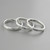 Engraved GRACE Stacking Ring - Sterling Silver