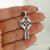 925 Sterling Silver Celtic Cross Pendant with Triquetra