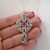 Sterling Silver Celtic Cross Knot Necklace