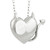 Sterling Silver Devil Heart Pendant Necklace