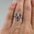 Angel Wings with Heart Ring - 925 Sterling Silver