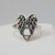 Angel Wings with Heart Ring - 925 Sterling Silver