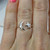 925 Sterling Silver Crescent Moon and Star Ring 925 Sterling Silver Crescent Moon and Star Ring