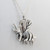 Sterling Silver Queen Bee Charm Necklace