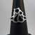 925 Sterling Silver Two Hugging Cats Ring