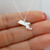 Sterling Silver Massachusetts State Charm Necklace Sterling Silver Massachusetts State Charm Necklace